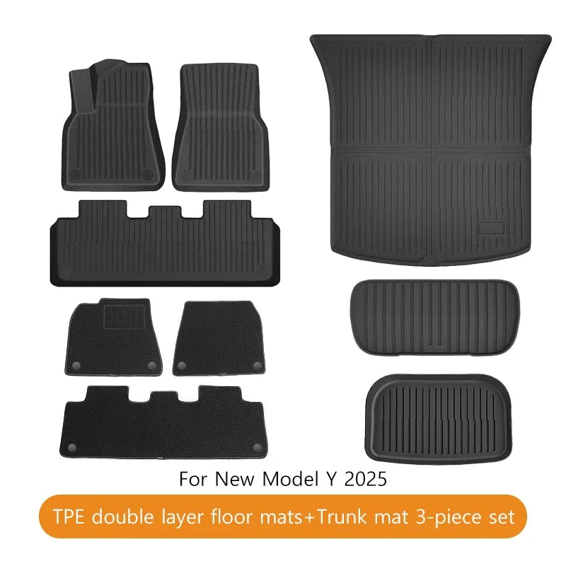 Alfombrillas para Tesla Model Y 2025+ Juniper - Maletero Impermeable