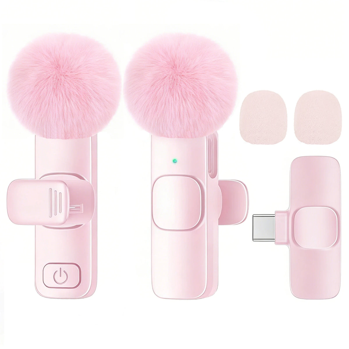 Micrófono Lavalier Inalámbrico Profesional — Plug & Play Tipo-C