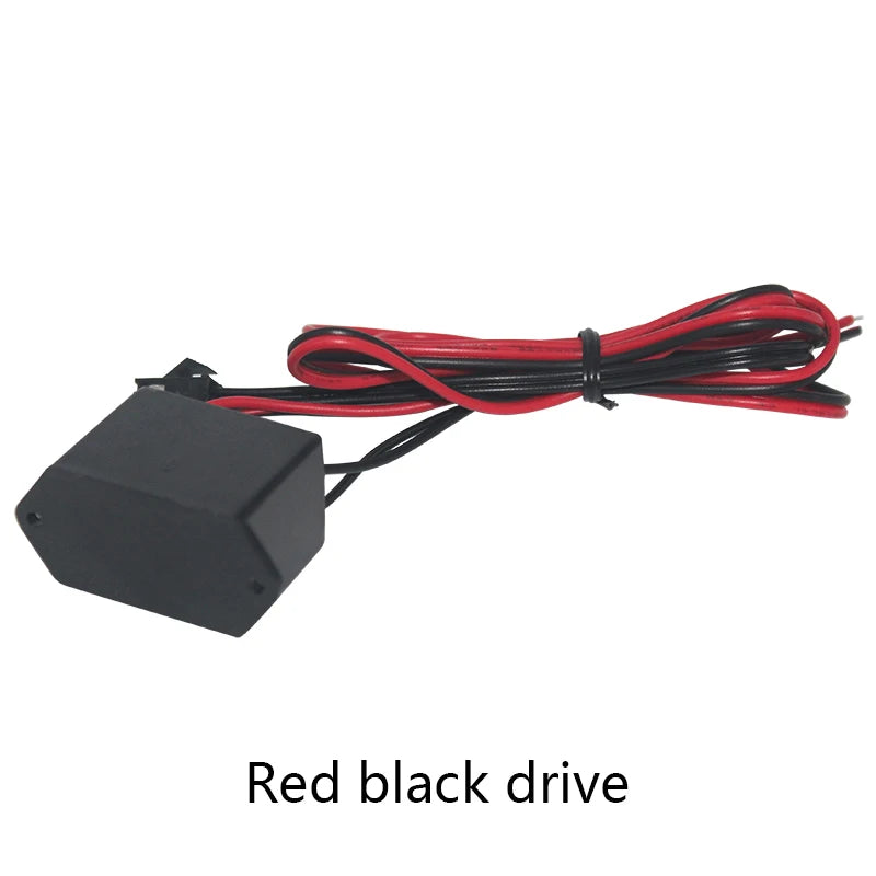 Tira LED 1M para Interior Auto - Luz Neón Flexible con Controlador USB DIY