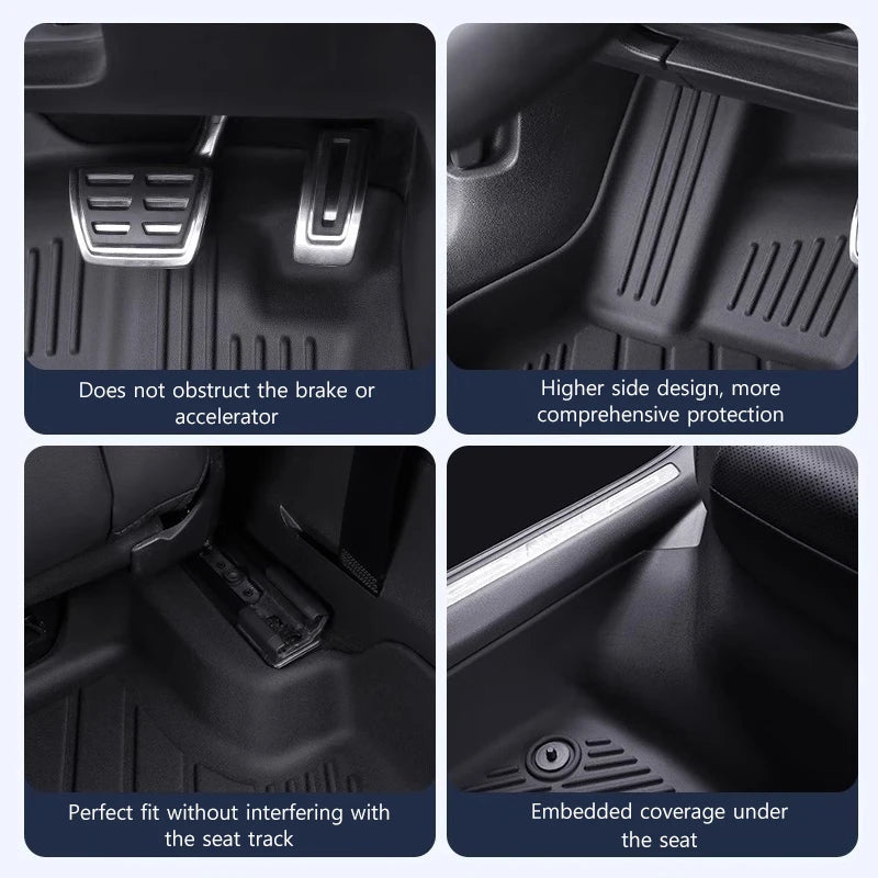 Tapetes TPE para BYD Dolphin LHD 2021-2026 - Piso y Maletero Impermeable