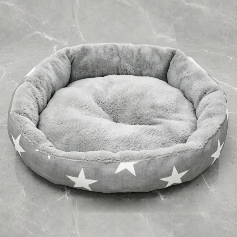 Cama Redonda de Pana para Gatos — Suave y Cálida