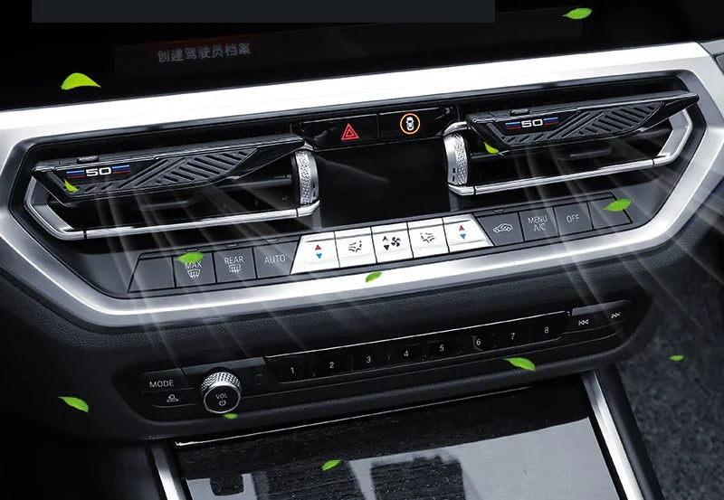Difusor Ambientador para Auto con Clip — Forma de Hoja, Perfume Elegante para BMW y Más