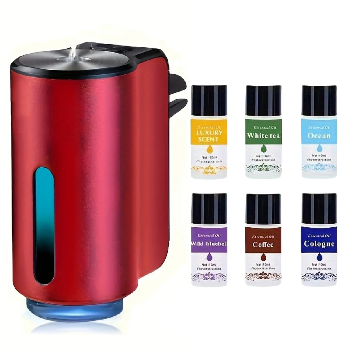 Ambientador Difusor para Auto - 3 Intensidades de Fragancia