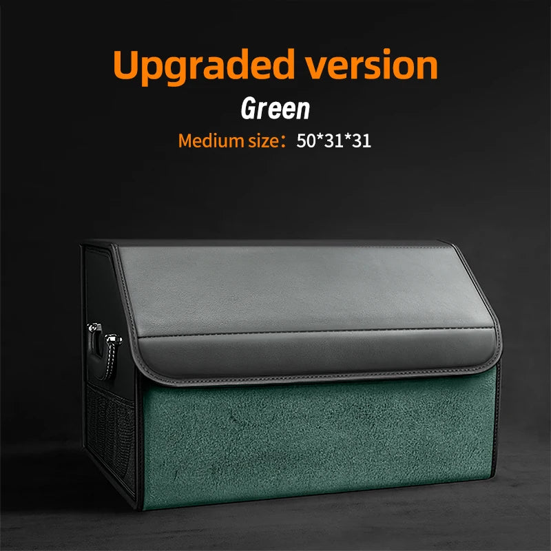 Organizador de Maletero Premium de Gamuza — Plegable, 29L / 40L / 61L