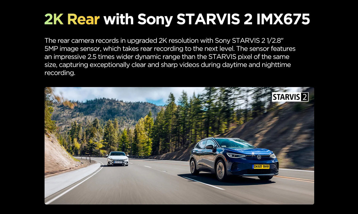 Cámara para Auto VIOFO 4K HDR WiFi — Modo Estacionamiento 24H