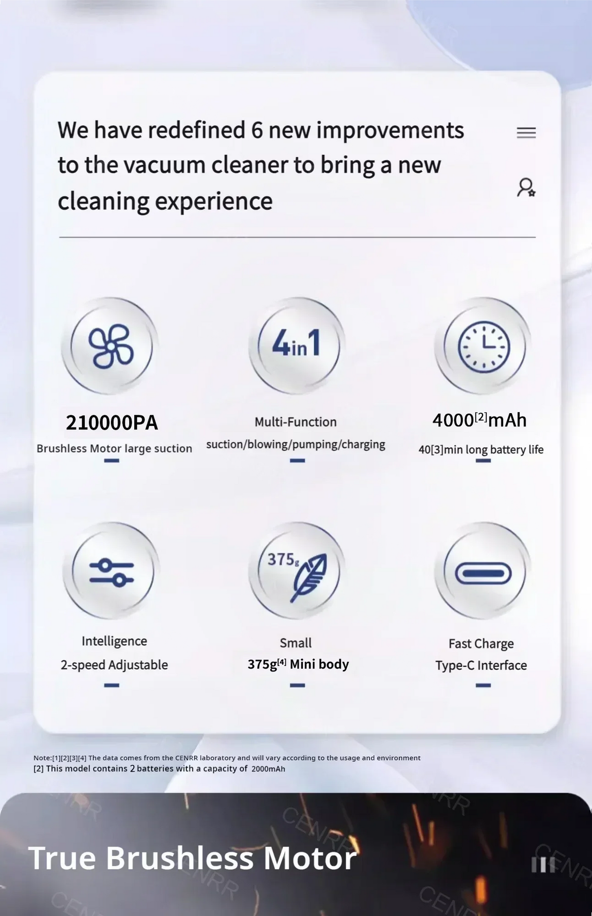 Aspiradora Portátil para Auto — Inalámbrica, Compacta y Recargable
