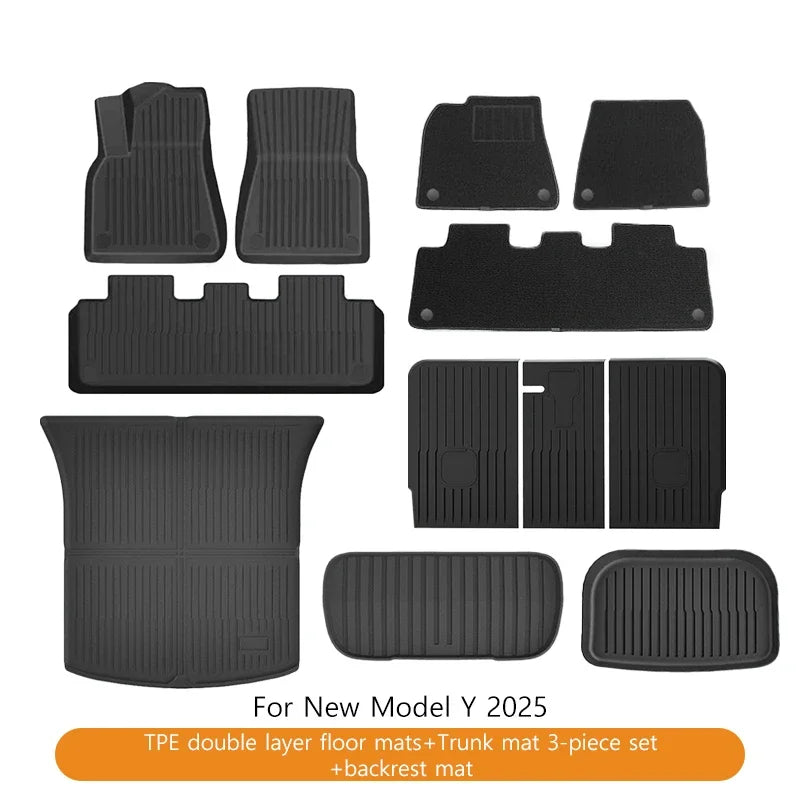 Alfombrillas para Tesla Model Y 2025+ Juniper - Maletero Impermeable