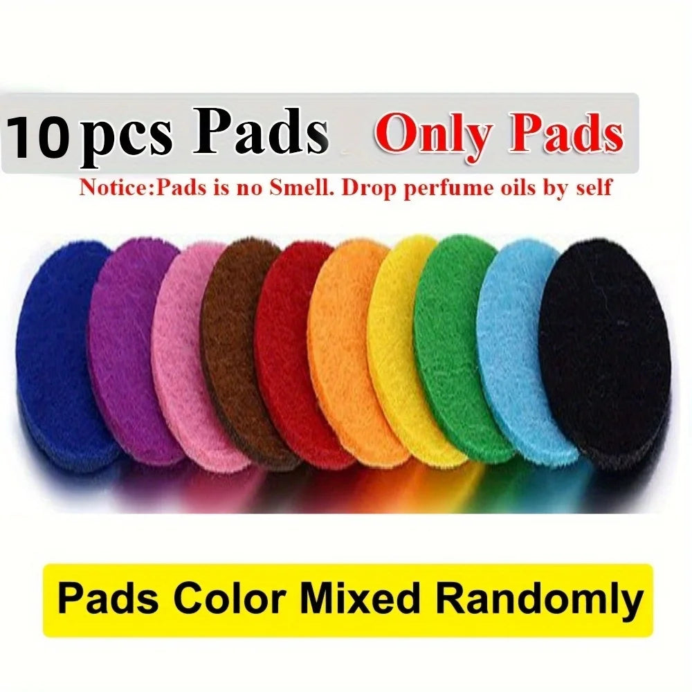 Difusor de Perfume Recargable para Auto — Clip Ventilación, Aromaterapia con 10 Almohadillas