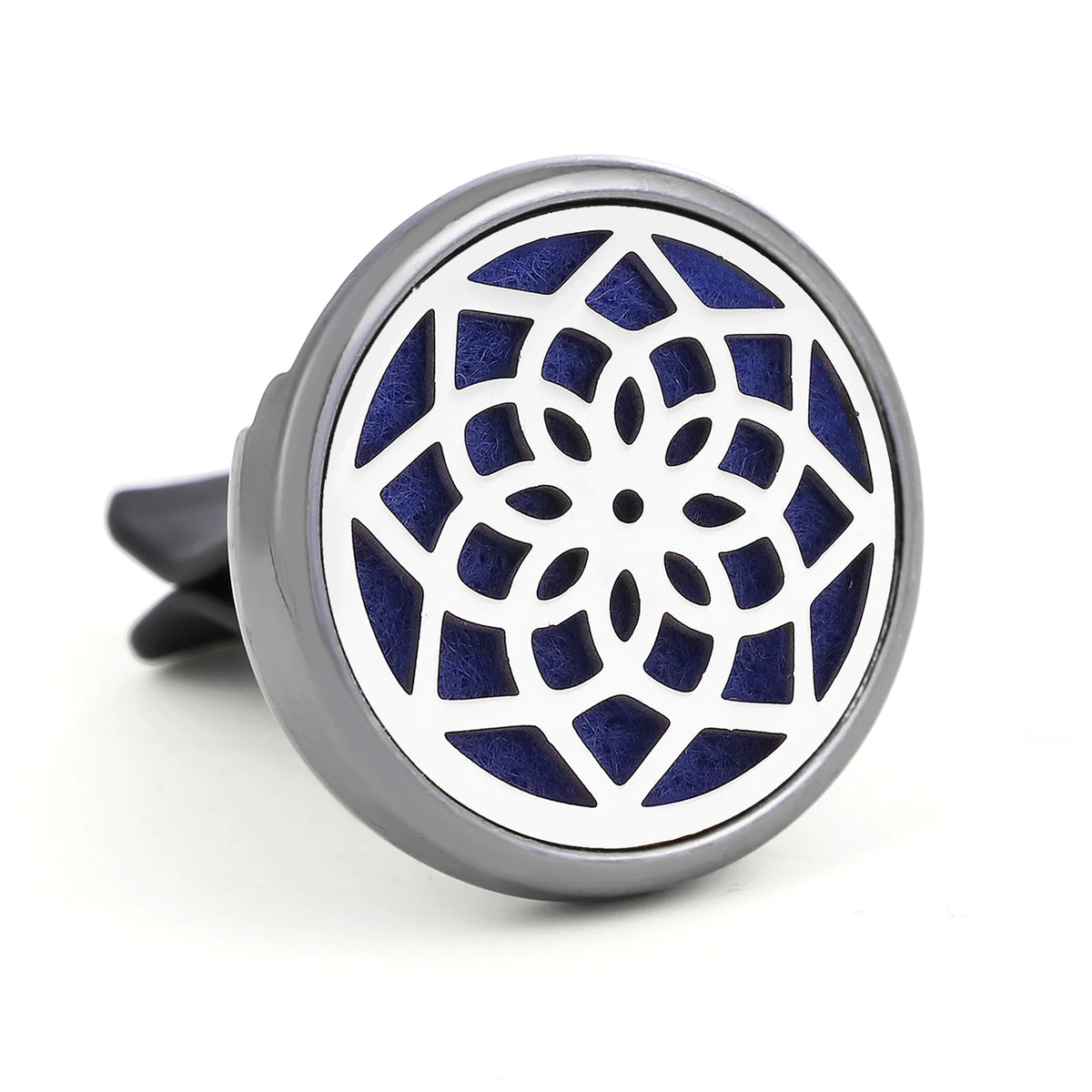 Difusor de Perfume Recargable para Auto — Clip Ventilación, Aromaterapia con 10 Almohadillas