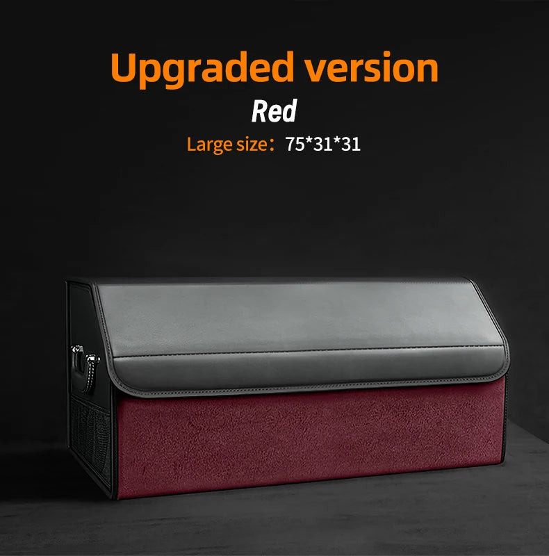 Organizador de Maletero Premium de Gamuza — Plegable, 29L / 40L / 61L