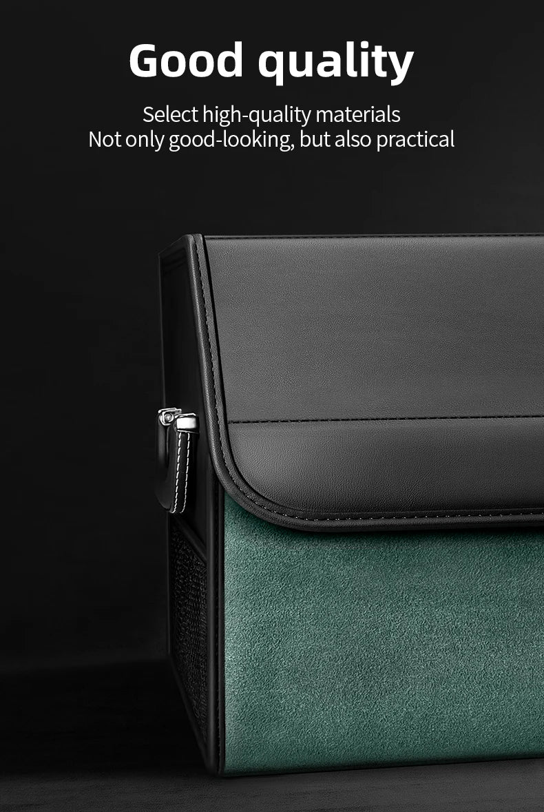 Organizador de Maletero Premium de Gamuza — Plegable, 29L / 40L / 61L