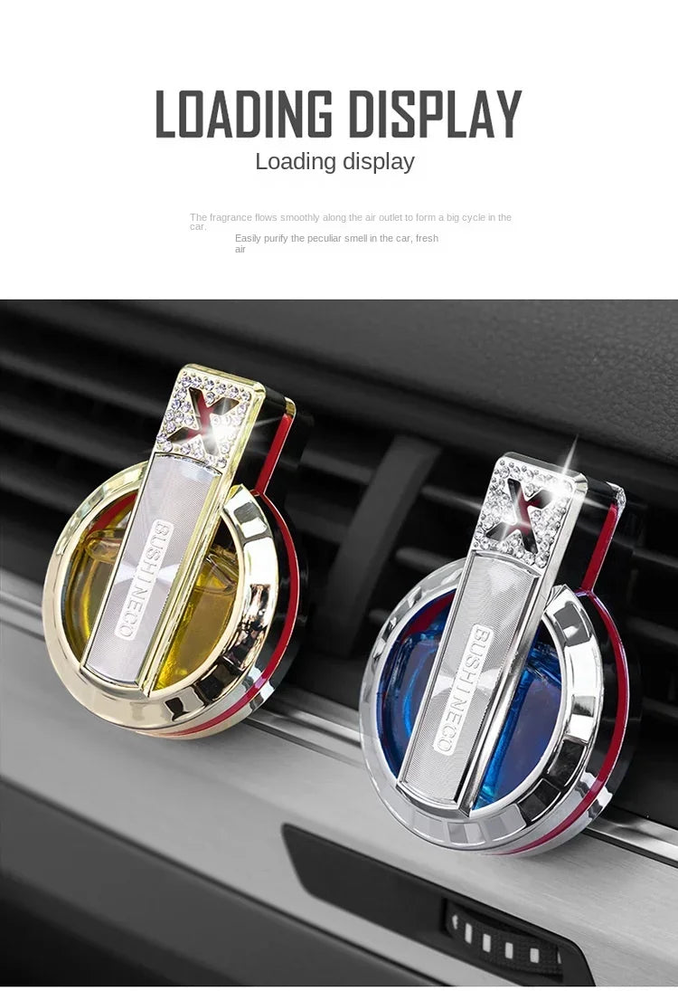 Ambientador de Perfume para Auto — Aromaterapia Elegante, 3 Intensidades, Larga Duración