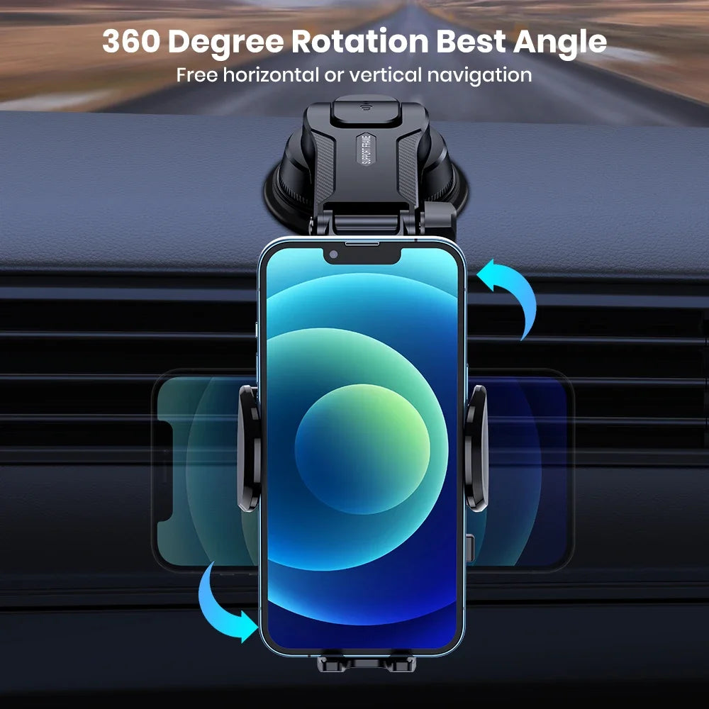 Soporte para Teléfono de Auto TOPK — Gravedad y Mag-Safe, Universal