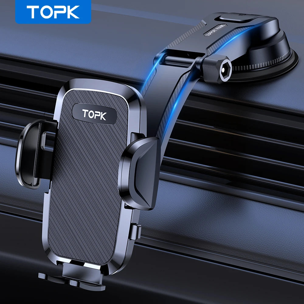 Soporte para Teléfono de Auto TOPK — Gravedad y Mag-Safe, Universal