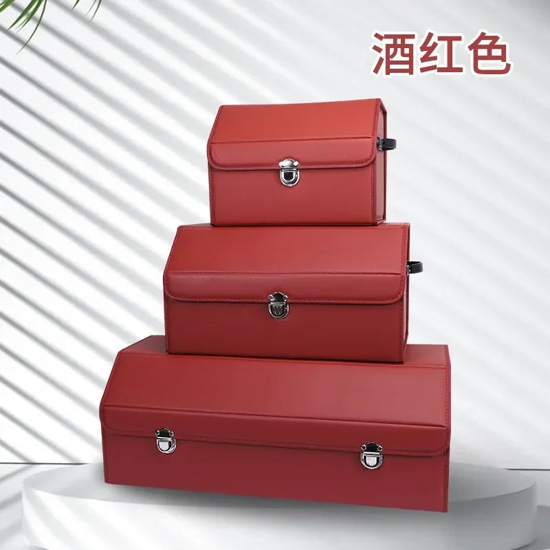 Organizador de Maletero SUV — Plegable, Piel Sintética, Múltiples Compartimentos