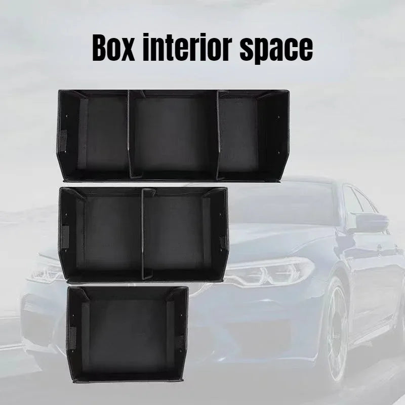 Organizador de Maletero SUV — Plegable, Piel Sintética, Múltiples Compartimentos