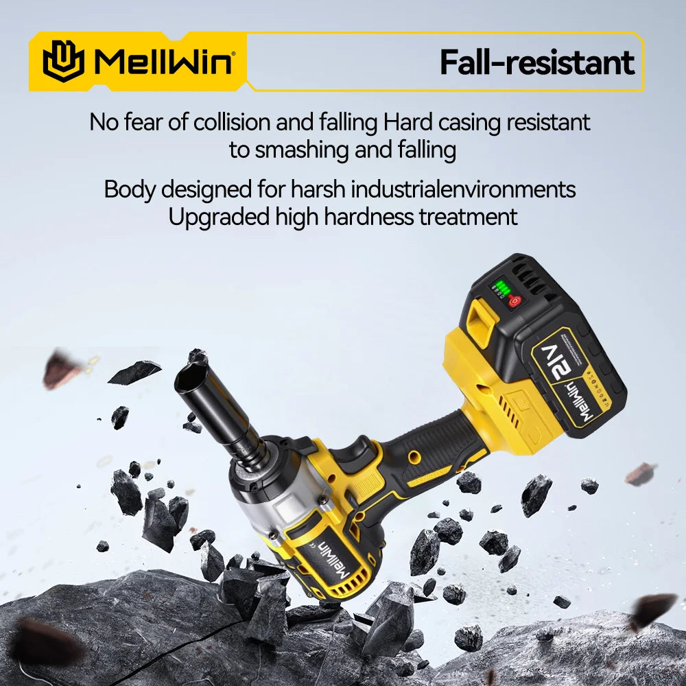 Llave Eléctrica 3 en 1 Sin Escobillas 520 N·m — Llave de Impacto + Destornillador + Taladro, Compatible Makita 18V