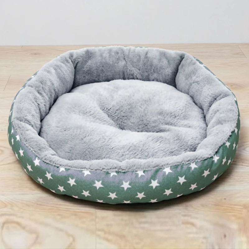 Cama Redonda de Pana para Gatos — Suave y Cálida