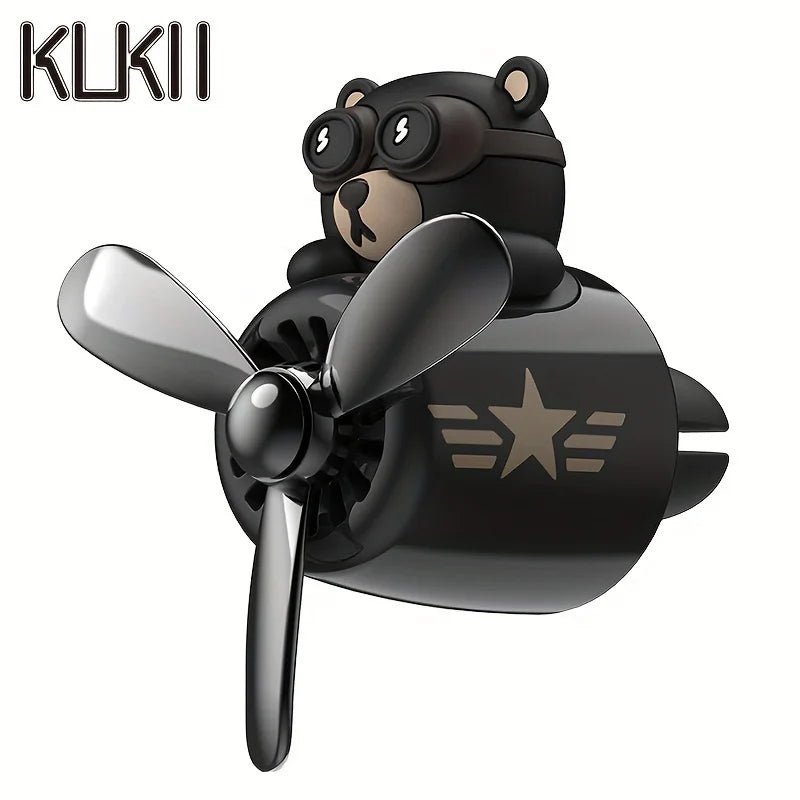 Ambientador Decorativo para Auto — Difusor de Perfume con Clip, Diseños Husky, Oso, Perro