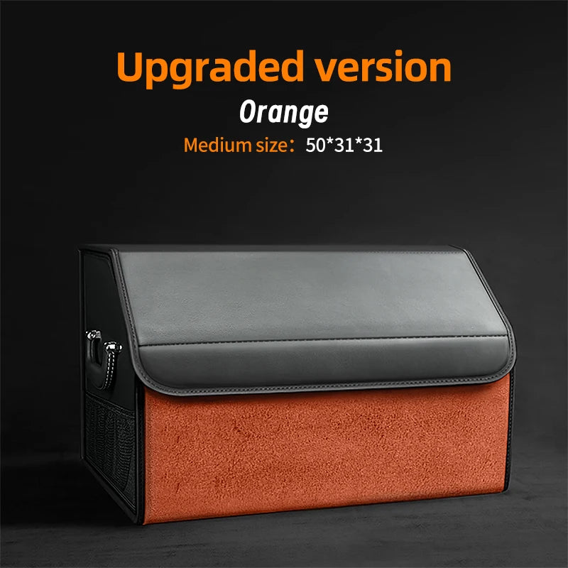 Organizador de Maletero Premium de Gamuza — Plegable, 29L / 40L / 61L