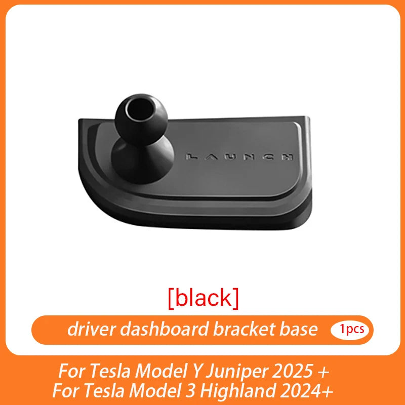 Soporte Magnético para Teléfono — Tesla Model Y y Model 3, Rotación 360° Antivibraciones