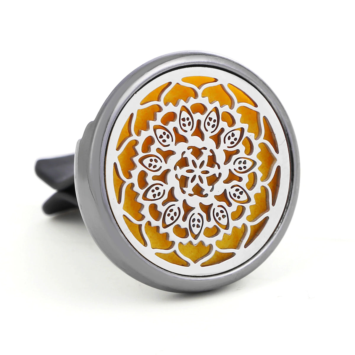 Difusor de Perfume Recargable para Auto — Clip Ventilación, Aromaterapia con 10 Almohadillas