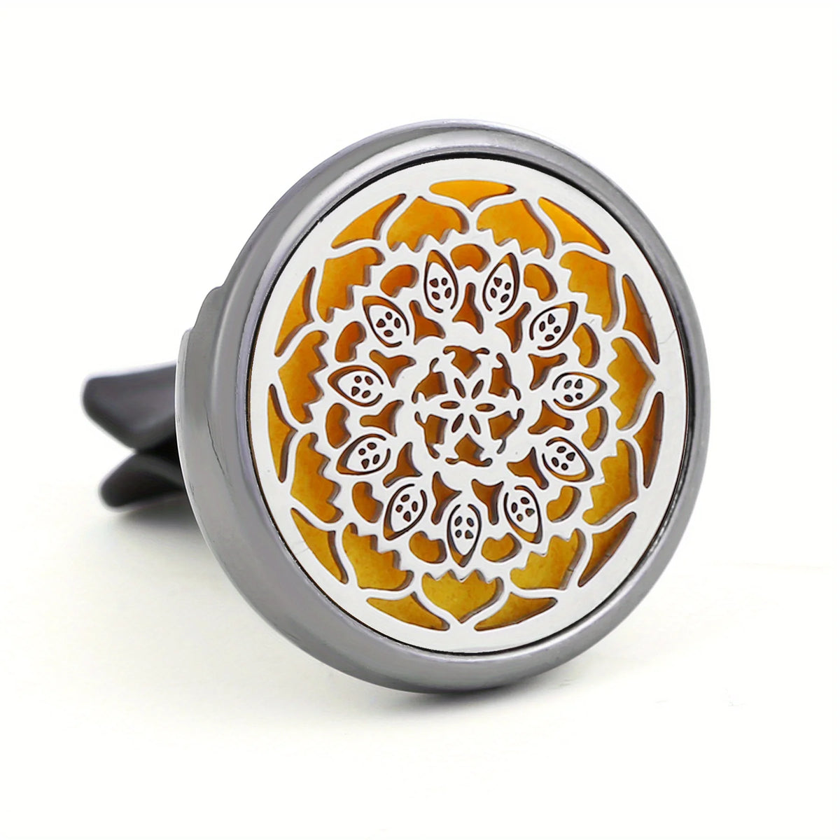 Difusor de Perfume Recargable para Auto — Clip Ventilación, Aromaterapia con 10 Almohadillas