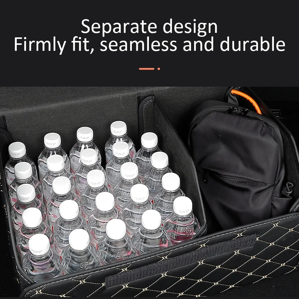 Organizador de Maletero para Auto — Plegable, Multiusos con Tapa