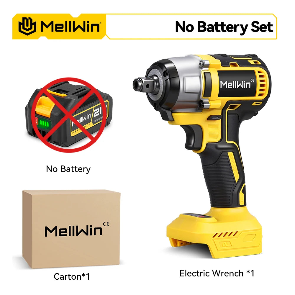 Llave Eléctrica 3 en 1 Sin Escobillas 520 N·m — Llave de Impacto + Destornillador + Taladro, Compatible Makita 18V