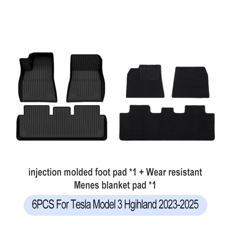Alfombrilla para Maletero Tesla Model 3 Highland 2023-2026 - TPE Impermeable