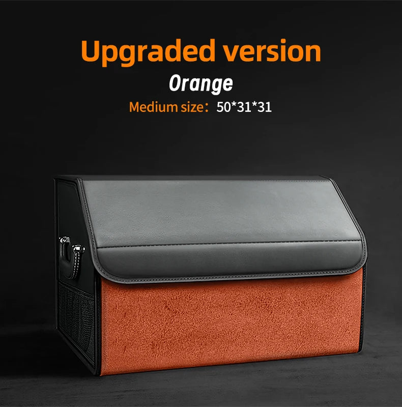 Organizador de Maletero Premium de Gamuza — Plegable, 29L / 40L / 61L