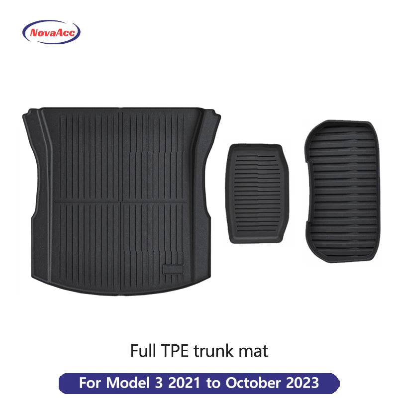 Alfombrillas TPE para Tesla Model Y/3 2021-2024 LHD - Todo Clima