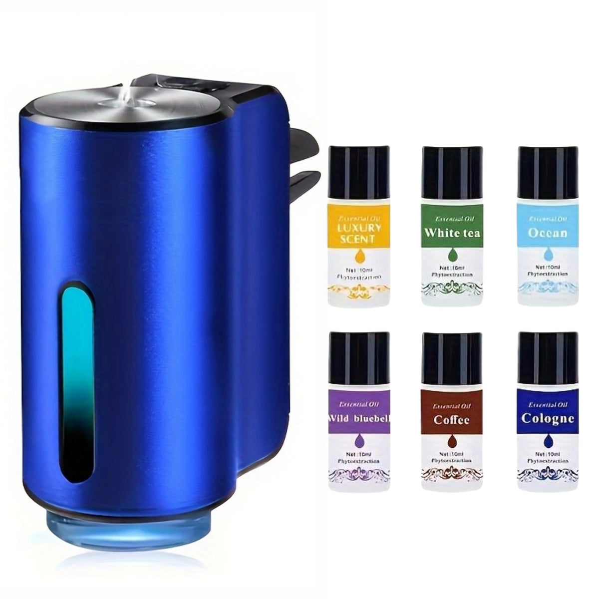 Ambientador Difusor para Auto - 3 Intensidades de Fragancia