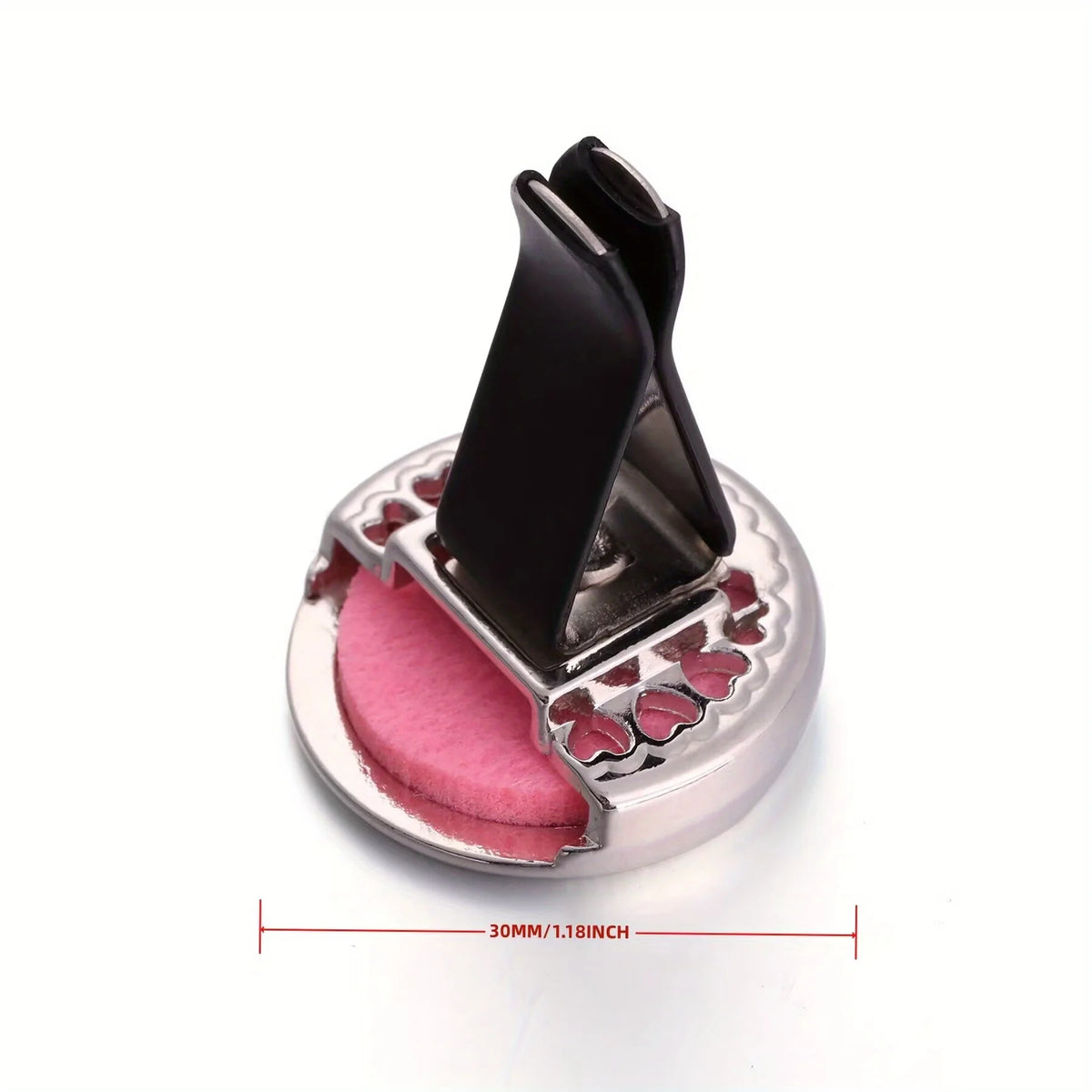 Difusor de Perfume Recargable para Auto — Clip Ventilación, Aromaterapia con 10 Almohadillas