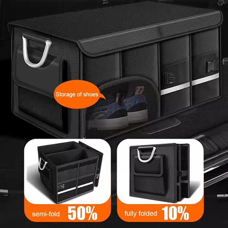 Caja Organizadora de Maletero Plegable — Tela Oxford Impermeable, 36L / 72L / 110L