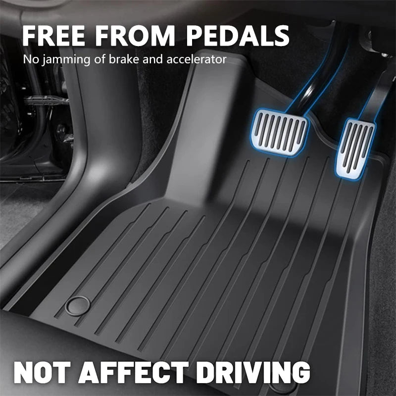 Alfombrillas TPE para Tesla Model Y/3 2021-2024 LHD - Todo Clima