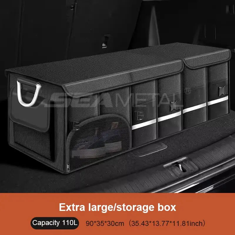 Caja Organizadora de Maletero Plegable — Tela Oxford Impermeable, 36L / 72L / 110L