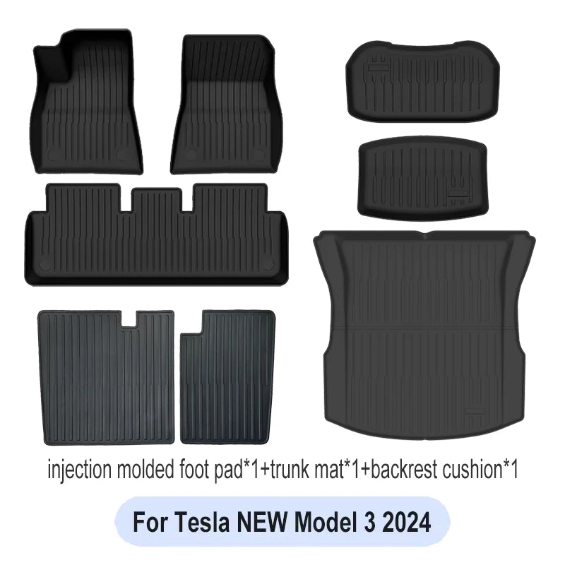 Alfombrilla para Maletero Tesla Model 3 Highland 2023-2026 - TPE Impermeable