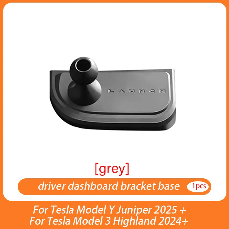 Soporte Magnético para Teléfono — Tesla Model Y y Model 3, Rotación 360° Antivibraciones