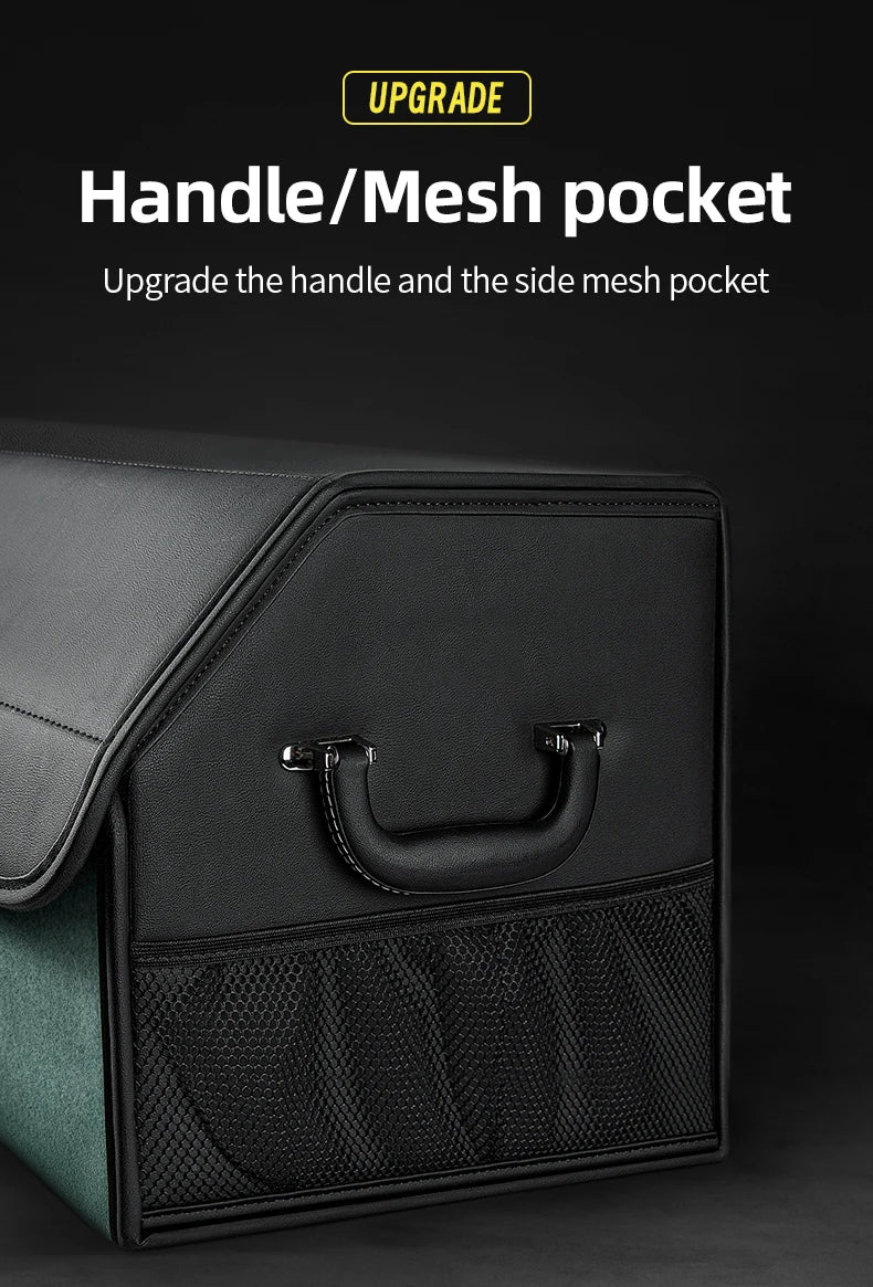 Organizador de Maletero Premium de Gamuza — Plegable, 29L / 40L / 61L