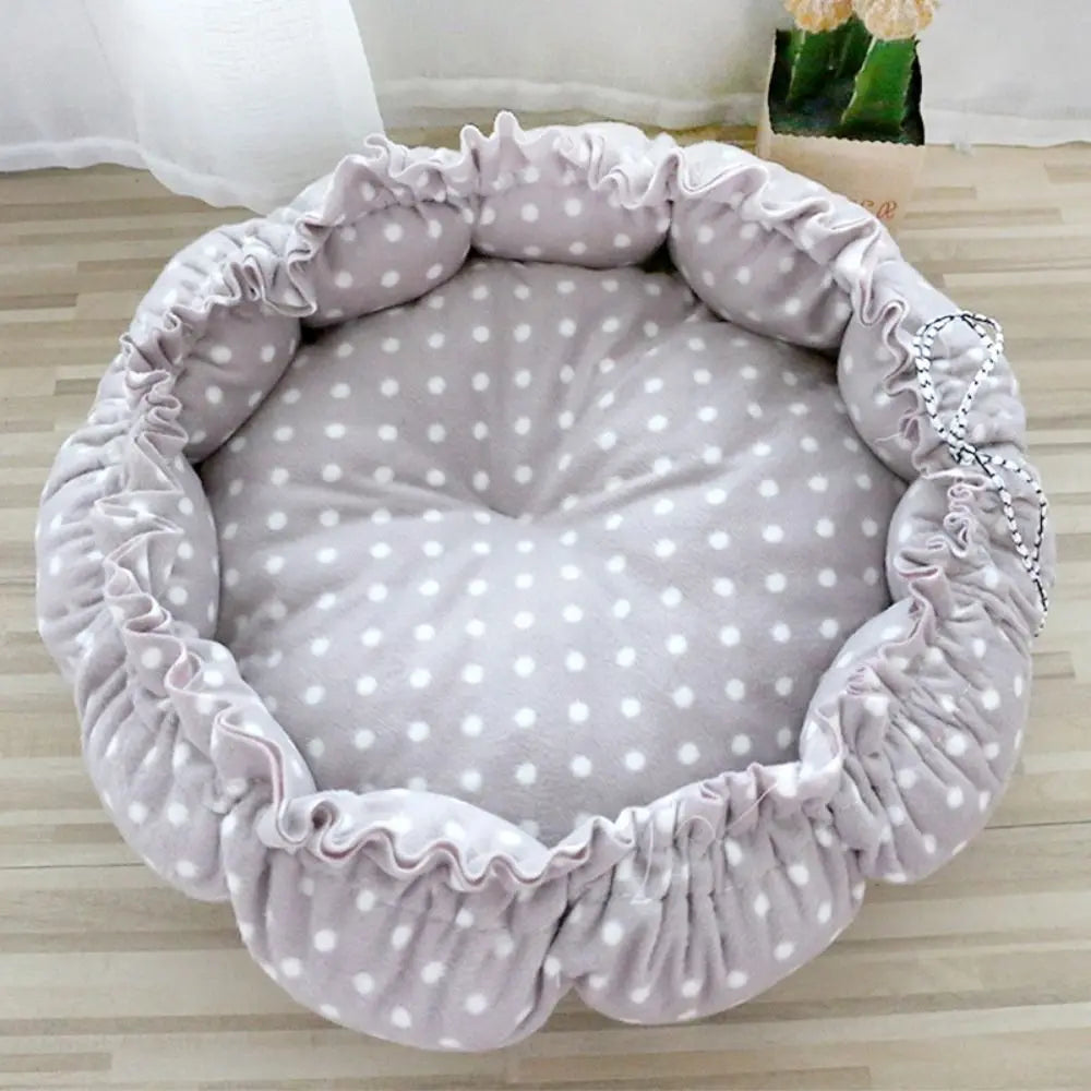 Cama Nido Calabaza para Gatos — Suave, Cálida y Acogedora