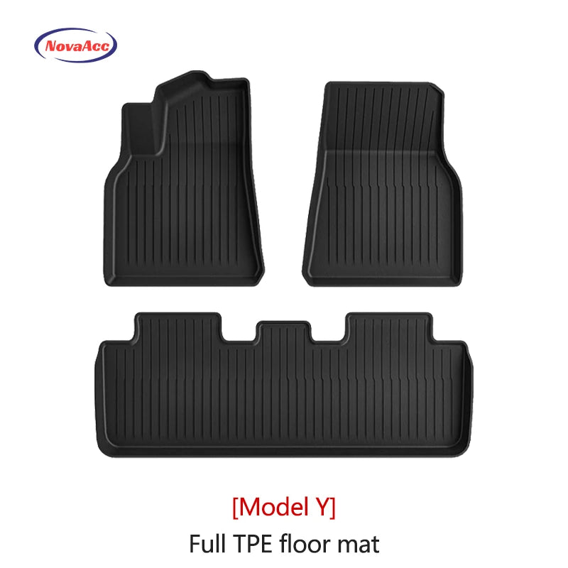 Alfombrillas TPE para Tesla Model Y/3 2021-2024 LHD - Todo Clima
