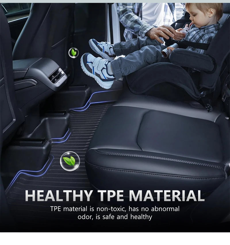 Alfombrillas TPE para Tesla Model Y/3 2021-2024 LHD - Todo Clima