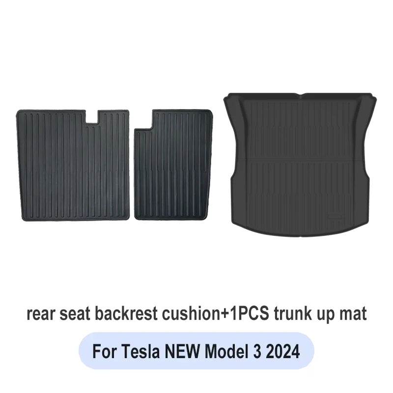 Alfombrilla para Maletero Tesla Model 3 Highland 2023-2026 - TPE Impermeable