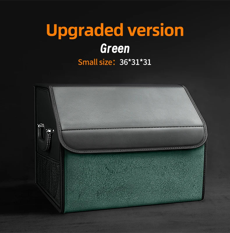 Organizador de Maletero Premium de Gamuza — Plegable, 29L / 40L / 61L