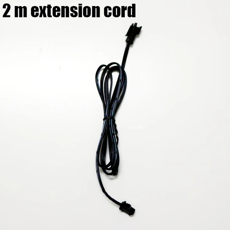 Tira LED 1M para Interior Auto - Luz Neón Flexible con Controlador USB DIY