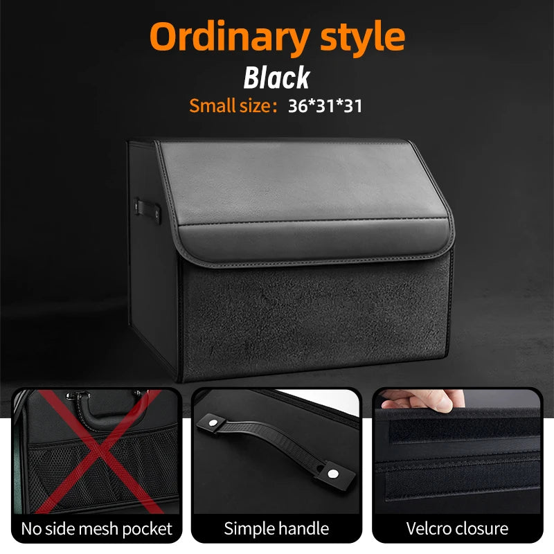 Organizador de Maletero Premium de Gamuza — Plegable, 29L / 40L / 61L