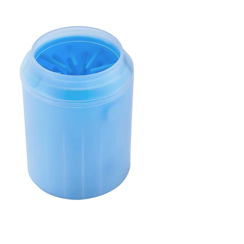 Limpiador de Patas para Perros y Gatos | Silicona Suave con Cubo Secador