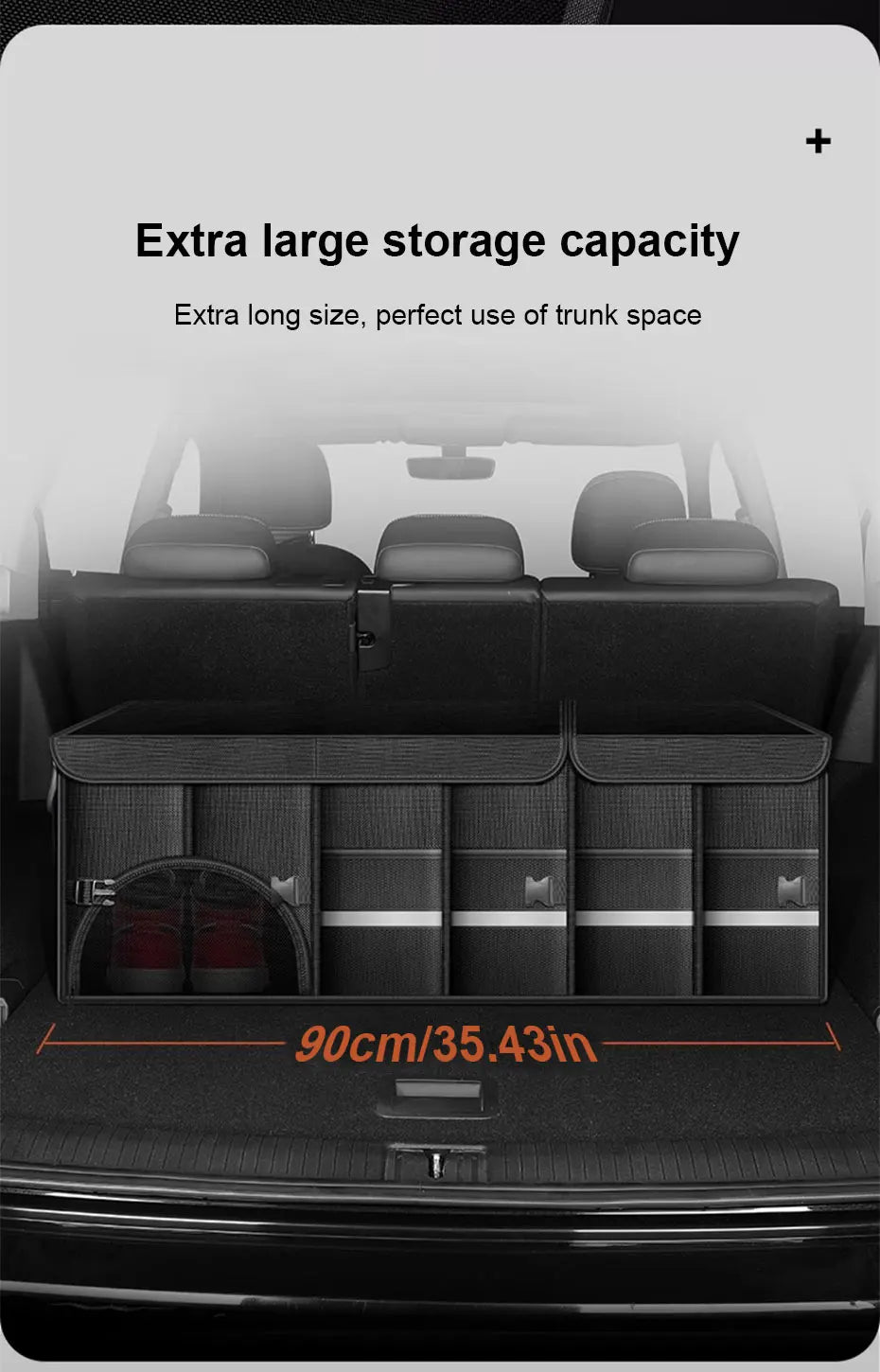 Caja Organizadora de Maletero Plegable — Tela Oxford Impermeable, 36L / 72L / 110L