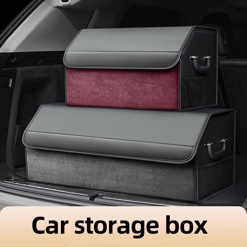 Organizador de Maletero Premium de Gamuza — Plegable, 29L / 40L / 61L